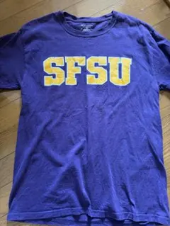 Champion SFSUロゴ Tシャツ Mサイズ パープル