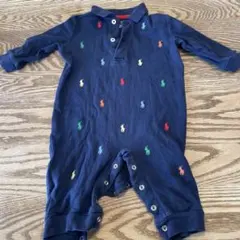 ラルフローレン　長袖　ロンパース　カバーオール　9M