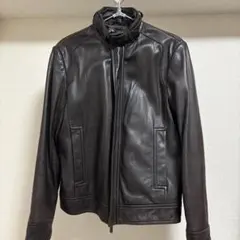 カルバンクライン　シープレザージャケット　ブラウンのサムネイル