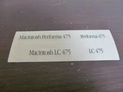 LC 475 / Performa 475【ラベルセット】
