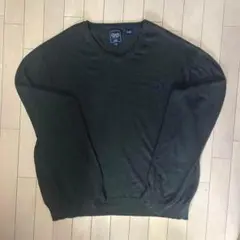 CHAPS ニット ワンポイントロゴ刺繍 アメリカ古着 ヴィンテージ 2XL