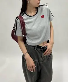 【新品】フーズフーギャラリー　SLOPPY/スロッピー　ハートラインTEE