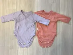 Iativ ロンパース 2枚セット_新生児60cm