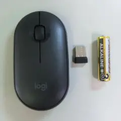 動作確認済 Logicool PEBBLE M350 ブラック