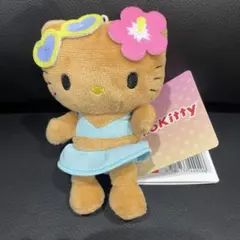 【匿名配送】ハローキティXOXOギャルVol.2 マスコット 日焼けキティ