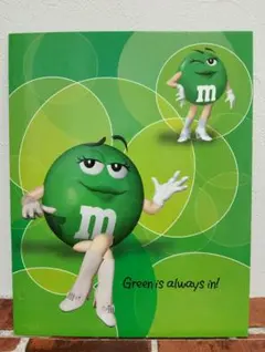 M&M's（エムアンドエムズ）フォルダー 　グリーン　2003年製