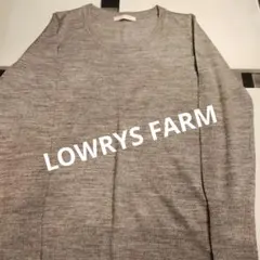 LOVE TREE グレー 長袖ニット