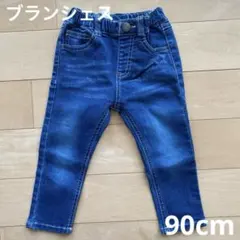【美品】branshes ブランシェス デニムパンツ 90cm