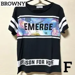 ☆美品☆ WEGO BROWNY ブラウニー コズミック Tシャツ ブラック