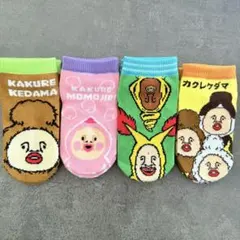 こびとづかん　キッズソックス４足セット