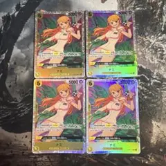 ワンピースカード ナミ SR 4枚 二つの伝説 op08