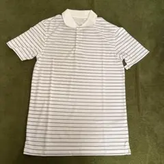 ♪　速乾　ゴルフシャツ　半袖 ボーダー トップス ポロシャツ ボーダー柄　XS