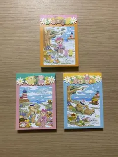 ディズニー キャラクター メモ用紙 3セット