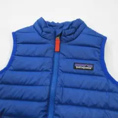 美品　patagonia　パタゴニア　キッズダウンベスト　ブルー　表記サイズ2T