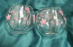 スタバSAKURAグラスマグカップ２個