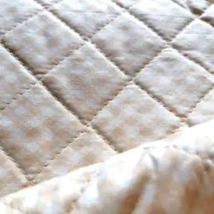 キルティング生地　チェック柄　1m6cm幅✕2m4cm