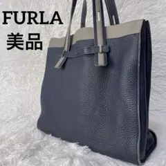 【美品】FURLA ジョーヴェ 2way トートバッグ レザー A4のサムネイル