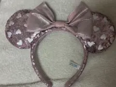 ディズニー ハート型カチューシャ ピンク