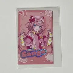 にじさんじデコラモード　ランダムチェキ風カード　周央サンゴ