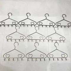 未使用❤︎ ハンガー　インテリア　雑貨　ハート　小物　フランフラン風　ゴールド　黒のサムネイル