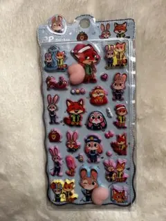 ズートピア 立体キャラクターシール おしりぷにぷに
