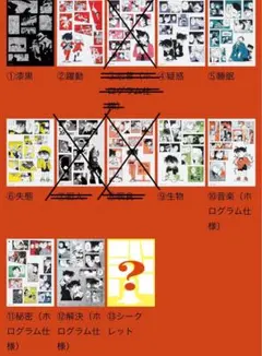 名探偵コナン　シールくじびき　FILE.1 10枚セット封筒7枚付き