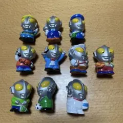 ウルトラマン　ミニフィギュア　指人形　セット