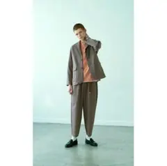 curly & co セットアップ　ブラウンカーキ CURLY&Co. - BLEECKER JACKET “Plain” | ASH KHAKI | ジャケット