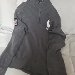 Polo by Ralph Lauren ハーフジップ スウェット グレー Mのサムネイル