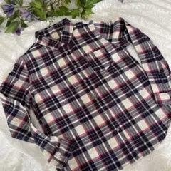 ジュニア用チェックシャツ　140cm