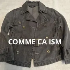 COMME CA ISM グレー ダブルブレストジャケットサイズ100