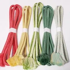 こ*こ様 (1182)帯締め 5点 まとめ売り 帯紐 着物 和装 小物