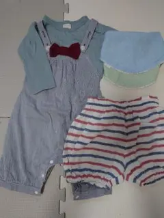 レアペペ 子供服 カバーオール スタイ パンツ 70～95 セット まとめ
