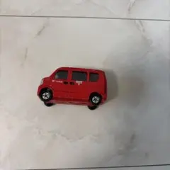トミカ　スズキ 赤い郵便車両 ミニカー
