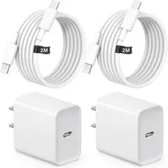 充電器 Type-C PD-20W 急速充電 [2個セット][PSE認証済み]