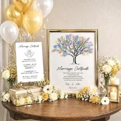 【名入れ無料】 1名様限定プレ価格！ウェディングツリー 結婚証明書 結婚式