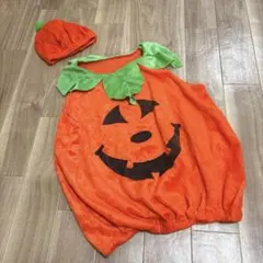 ハロウィン　かぼちゃ服　90サイズ