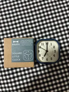 BRUNO SQUARE LITTLE CLOCK 置時計 ブルー
