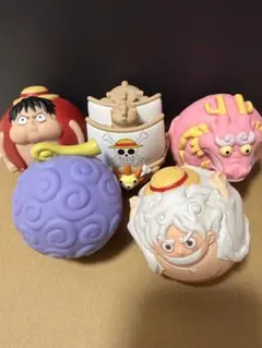ワンピース バウンドボールフィギュア 5個セット　one piece ルフィ
