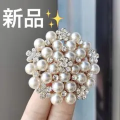 ブローチ パール スーツ レディース フォーマル 卒業式 入学式 結婚式