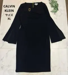 たぐつき新品・カルバンクライン・総刺繍ワンピース・Ｍサイズ・黒色・ドルガバ好きにも