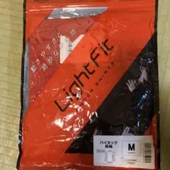 ZETT アンダーシャツ　ハイネック長袖　ライトフィット　レッド　Mサイズ