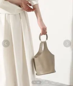 HASHIBAMI ハシバミ SLOBE IENA ハンドバッグ リバーシブル