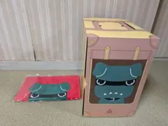 新品箱付/非売品】デリ丸 大きいぬいぐるみ(緑)＋てのり・お面等おまけ
