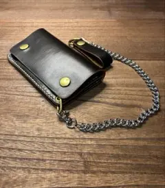 PEACE Leather craftウォレットチェーンセット - メルカリ