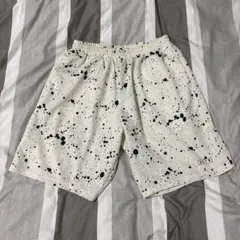 AKTR ショートパンツ ペイント柄 ホワイトのサムネイル