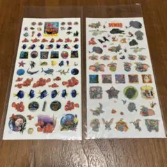 ディズニーキャラクターシール　ニモ & ダンボ
