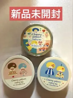 新作 mizutama マスキングテープ Charmmy pattern 3本のサムネイル