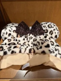 ディズニーミニーレオパード柄 ファンキャップ