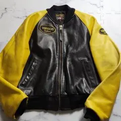 Vanson 9TJV バックドロップ別注 レザーパーカー バンソン - メルカリ